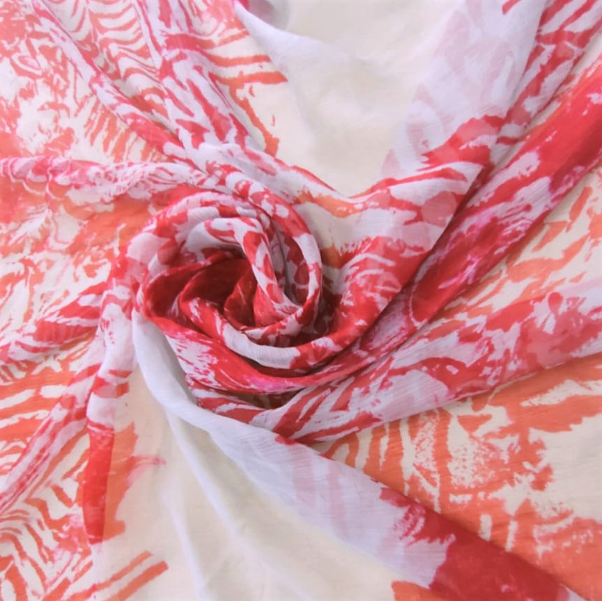 Print On Crush Silk Chiffon#05
