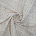 White Cotton Schiffli Embroidery#51