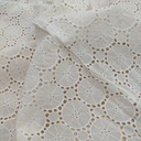White Cotton Schiffli Embroidery#51