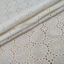 White Cotton Schiffli Embroidery#51