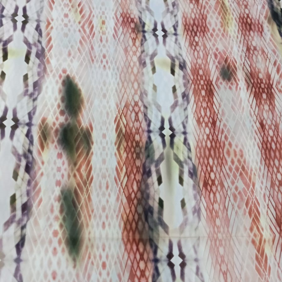  Stone Art Print On Royal Georgette SS22N-RGPB75