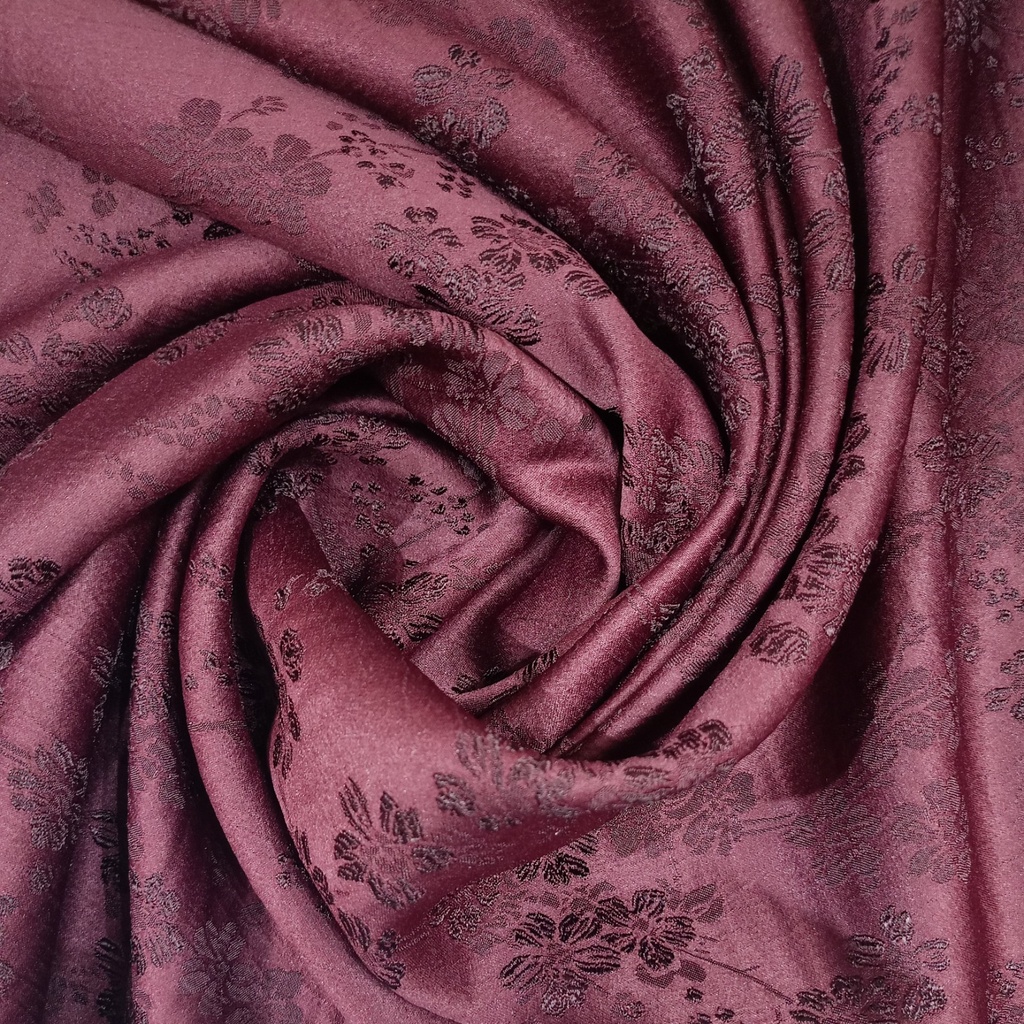 Turino Jacquard TJ142 (Colour 07: Wine, Des No: SR-023-9351)