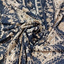 Abstract  Print on  Flat Chiffon S23-FCP02
