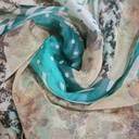 Teal Blue marble garden