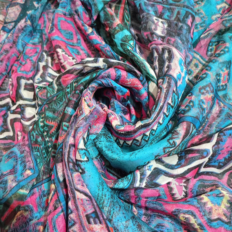  Print On Flat Chiffon 