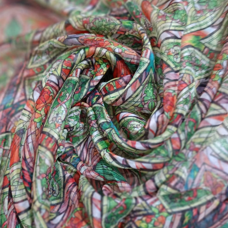  Print On Flat Chiffon 