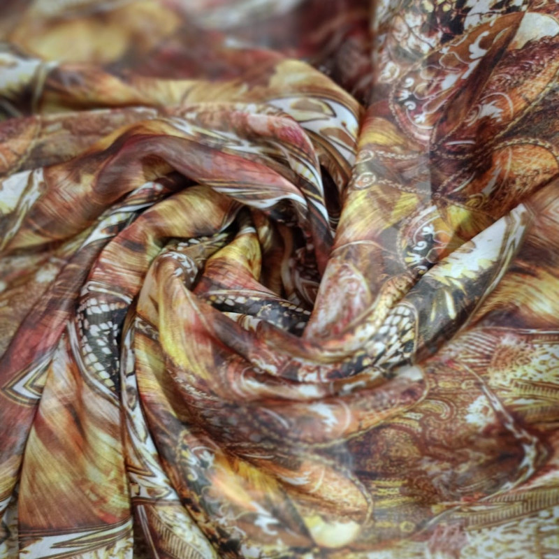  Print On Flat Chiffon 