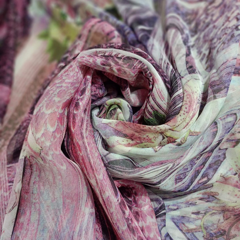  Print On Flat Chiffon 