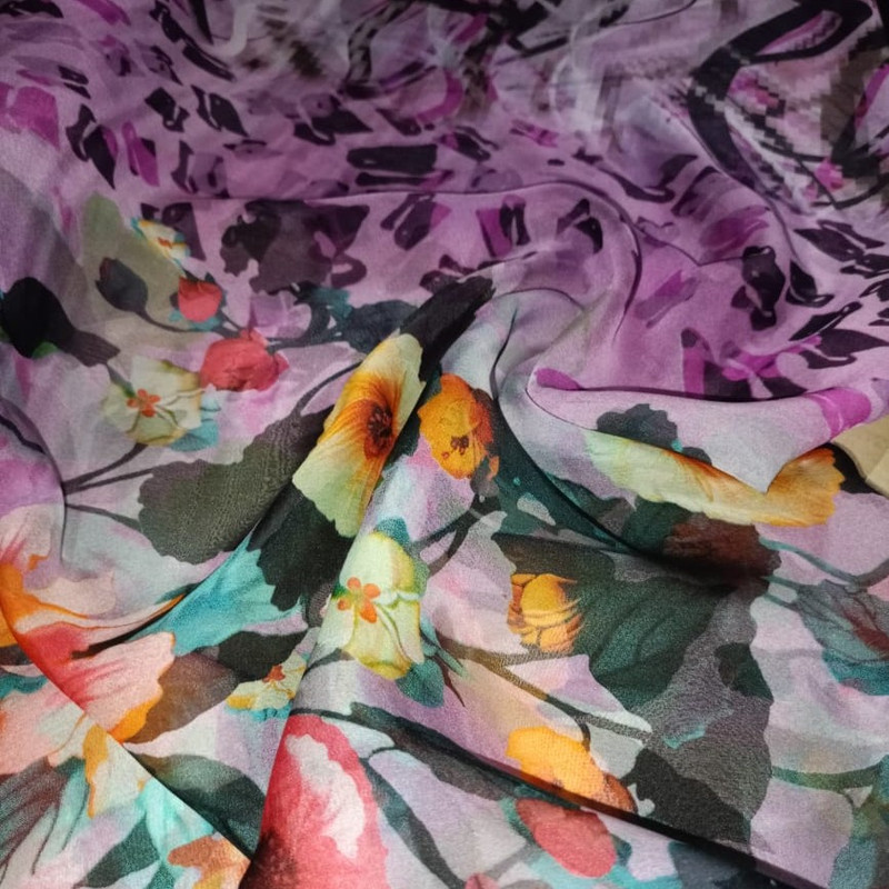  Print On Flat Chiffon 