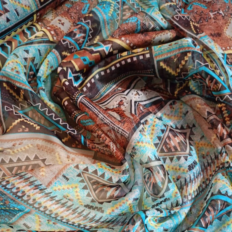  Print On Flat Chiffon 