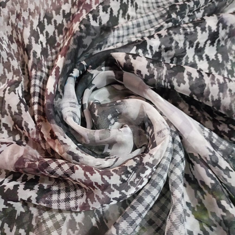  Print On Flat Chiffon 