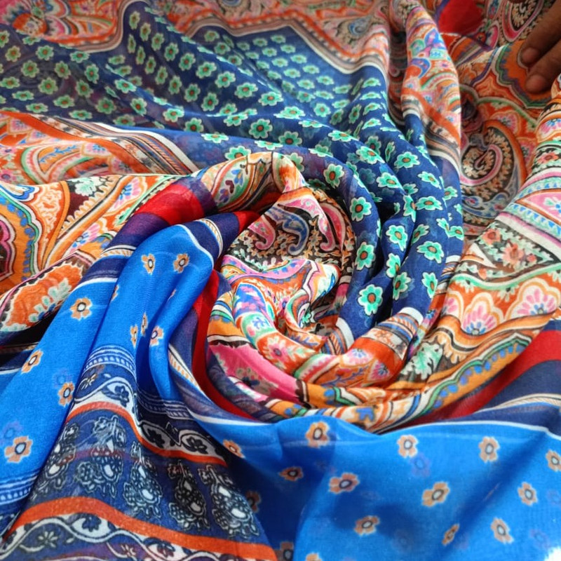  Print On Flat Chiffon 