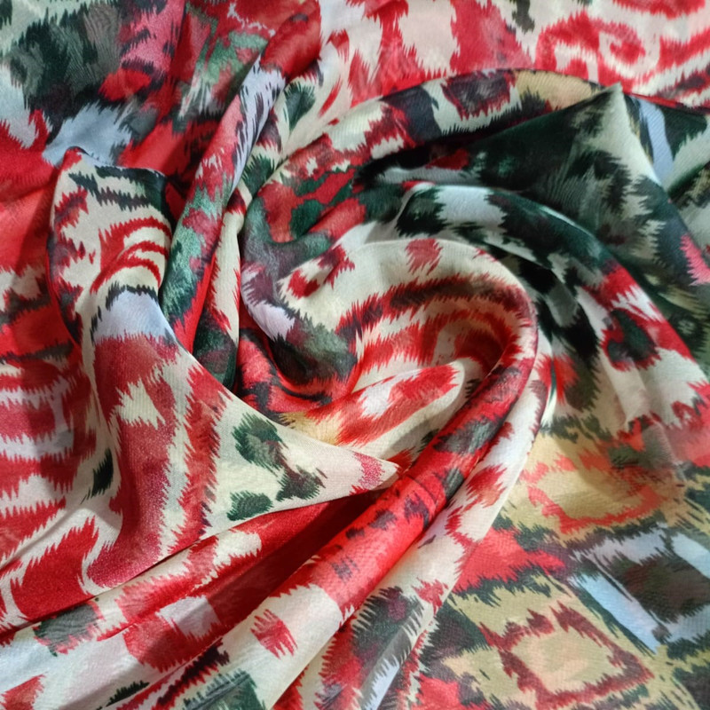  Print On Flat Chiffon 