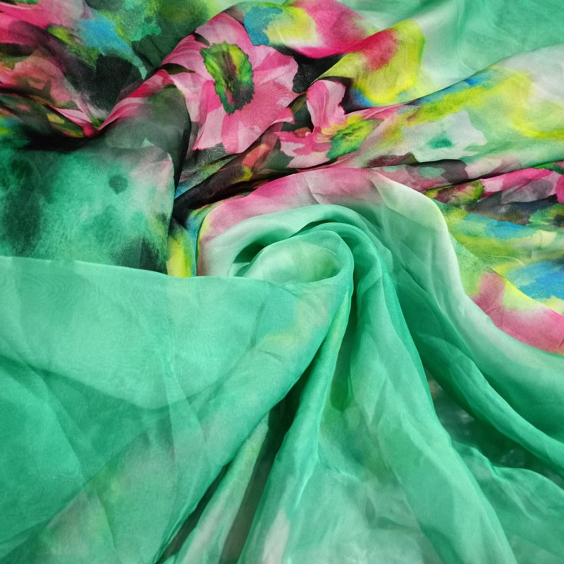  Print On Flat Chiffon 