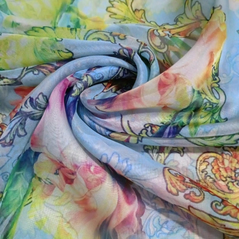  Print On Flat Chiffon 