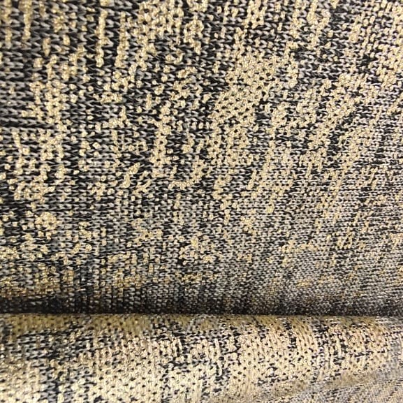 Omega With Foil Knitted Fabric (Gold)