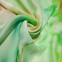 Algie Plants Print On Habutai Satin