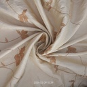Pink Lily Olive Base Prints On Embroidered Taffeta