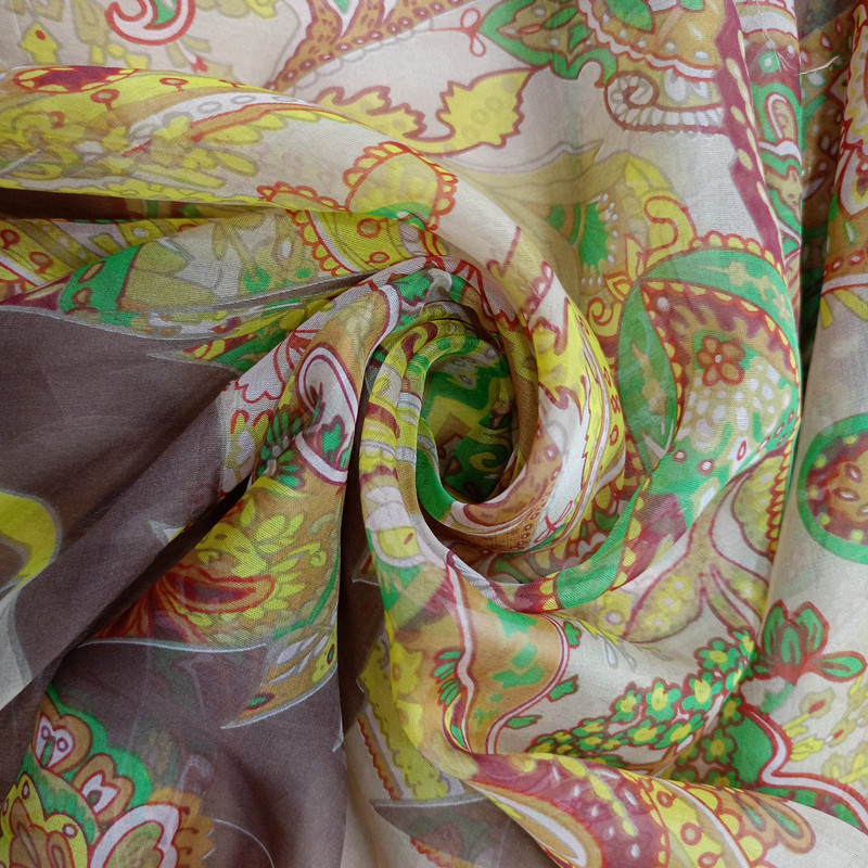  Print On Silk Chiffon S23-SCPS271