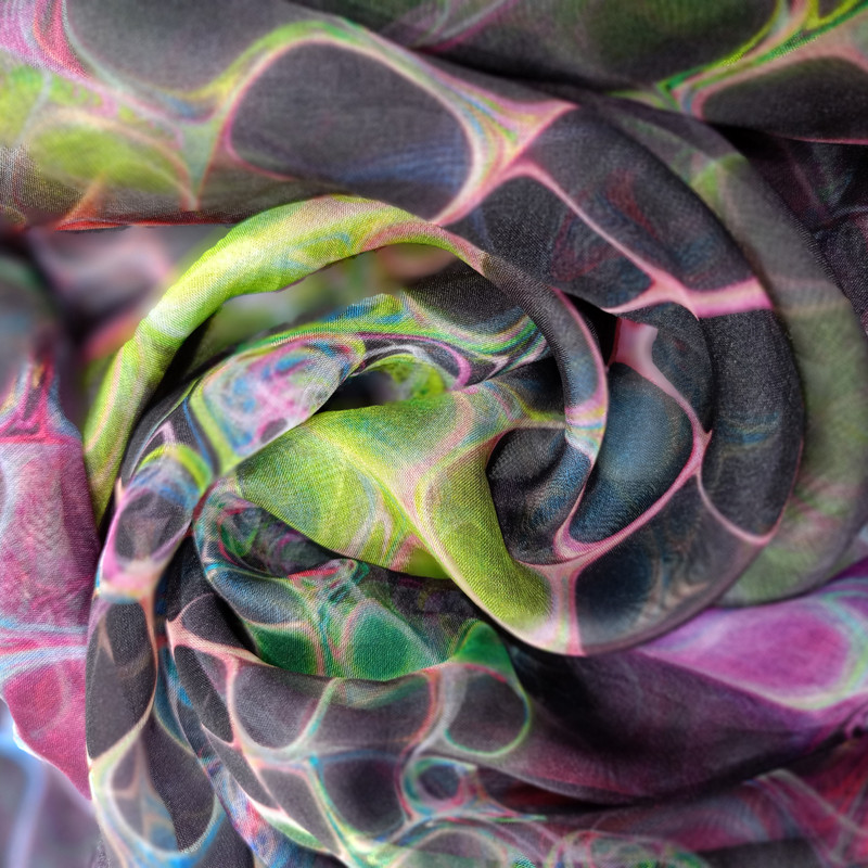 Print On Flat Chiffon