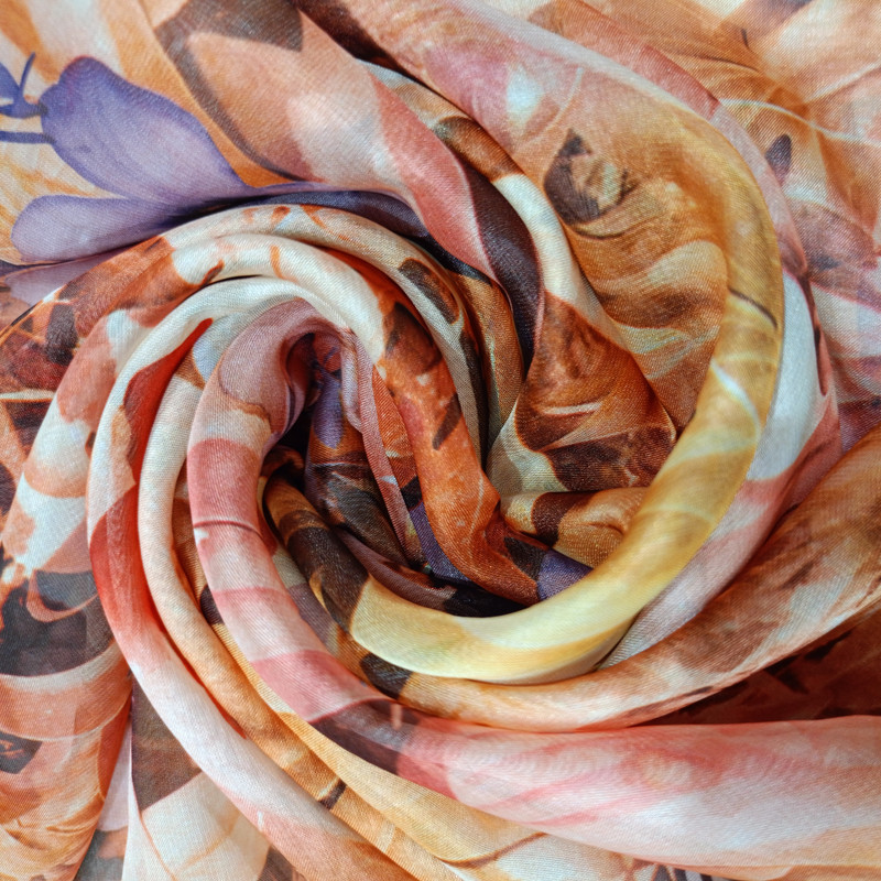 Print On Flat Chiffon