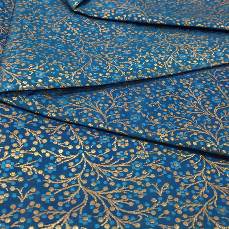 Vivid  Print On Chinese Jacquard S24 CJPA09