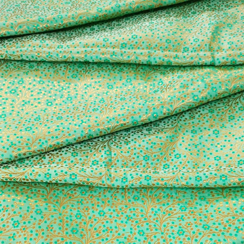 Aqua Print On Chinese Jacquard S24 CJPA14