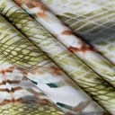 Brown Snake Skin Print On Twill Satin TPB72 (PA03C#1)