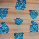 Cream Base Flowers Print On Parsi Boski S24 PBPS40