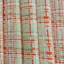 Red Yellow Check Print On Twill Satin TPB111 (PA01C#3)