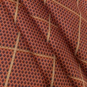 Red Check Black Spot Print On Twill Satin S23-TSPS03