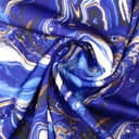 Thunder Marble Print On Korean Satin SS22A KSPA05