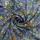Floral Print On Korean Satin SS22N KSPB57