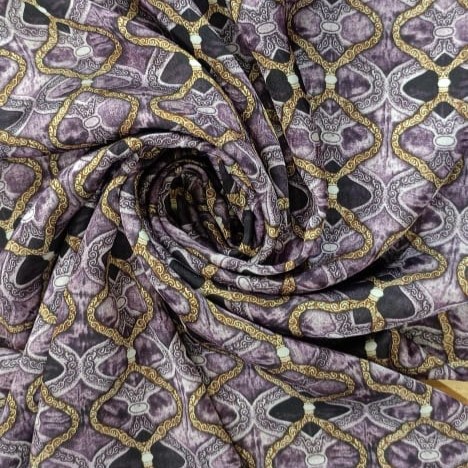 Ogge Voilte Print On Korean Satin SS22N KSPB87