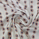 Paisley Inline Print On Korean Satin SS22L KSPL26