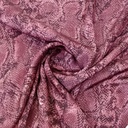 Maroon Snake Skin Print On Korean Satin SS22L KSPL49