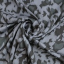 Black And White Leopard Print On Korean Satin S23-KSPS17