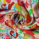 Multi Colour Paisley Flower Parsi Boski Print S24 PBPS54