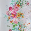 White Base Floral Print On Royal Georgette SS22A RGPA07