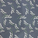 White Flower Print On Royal Georgette SS22A-RGPA24