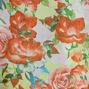 Red Rose Garden Print On Royal Georgette SS22A-RGPA33