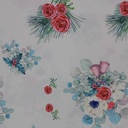 Rose Floral Print On Royal Georgette SS22A-RGPA68
