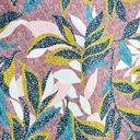Leafy Brown Print On Royal Georgette SS22L RGPL19