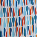 Rainbow Drops Print On Royal Georgette SS22L RGPL25