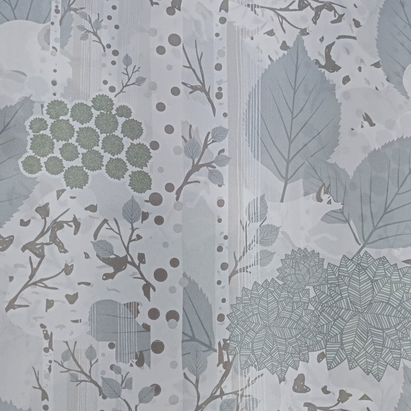Winter Floral Print On Royal Georgette SS22L RGPL56