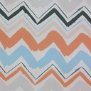 Zig Zag Lookprint On Royal Georgette SS22N RGPB58