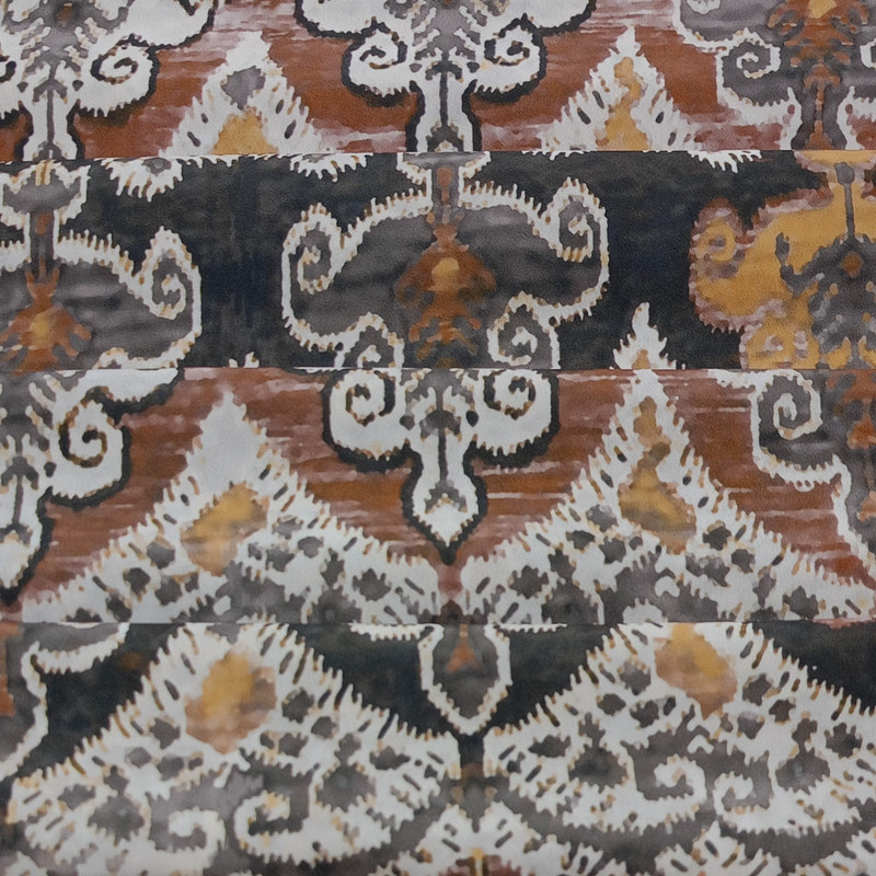 Wave Artwork Print On Royal Georgette SS22N RGPB96