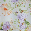 Purple Rose Floral Print On Royal Georgette SS22N RGPB16