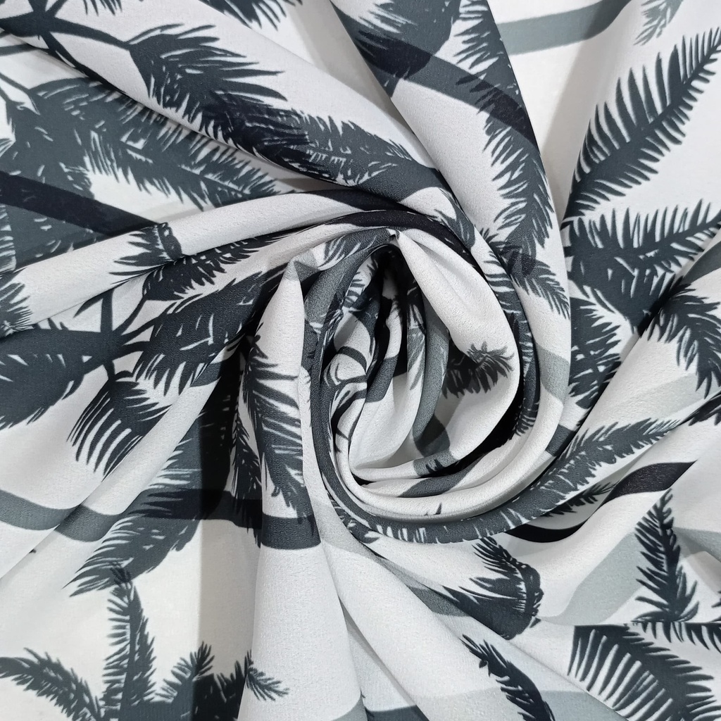 Hibiscus Print On Royal Georgette SS22L RGPL41