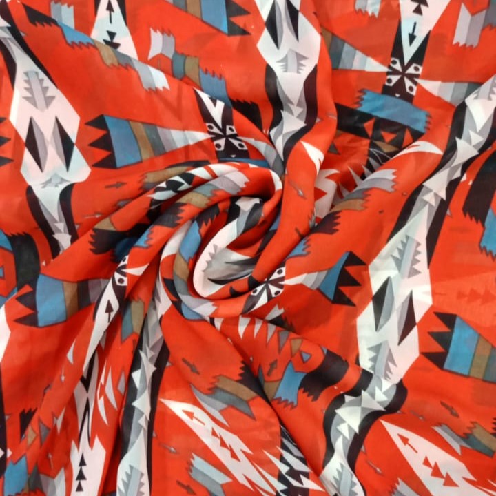 Print On Voile Chiffon VCFS03